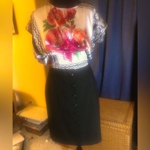 Like New LOFT Lined Wool Skirt